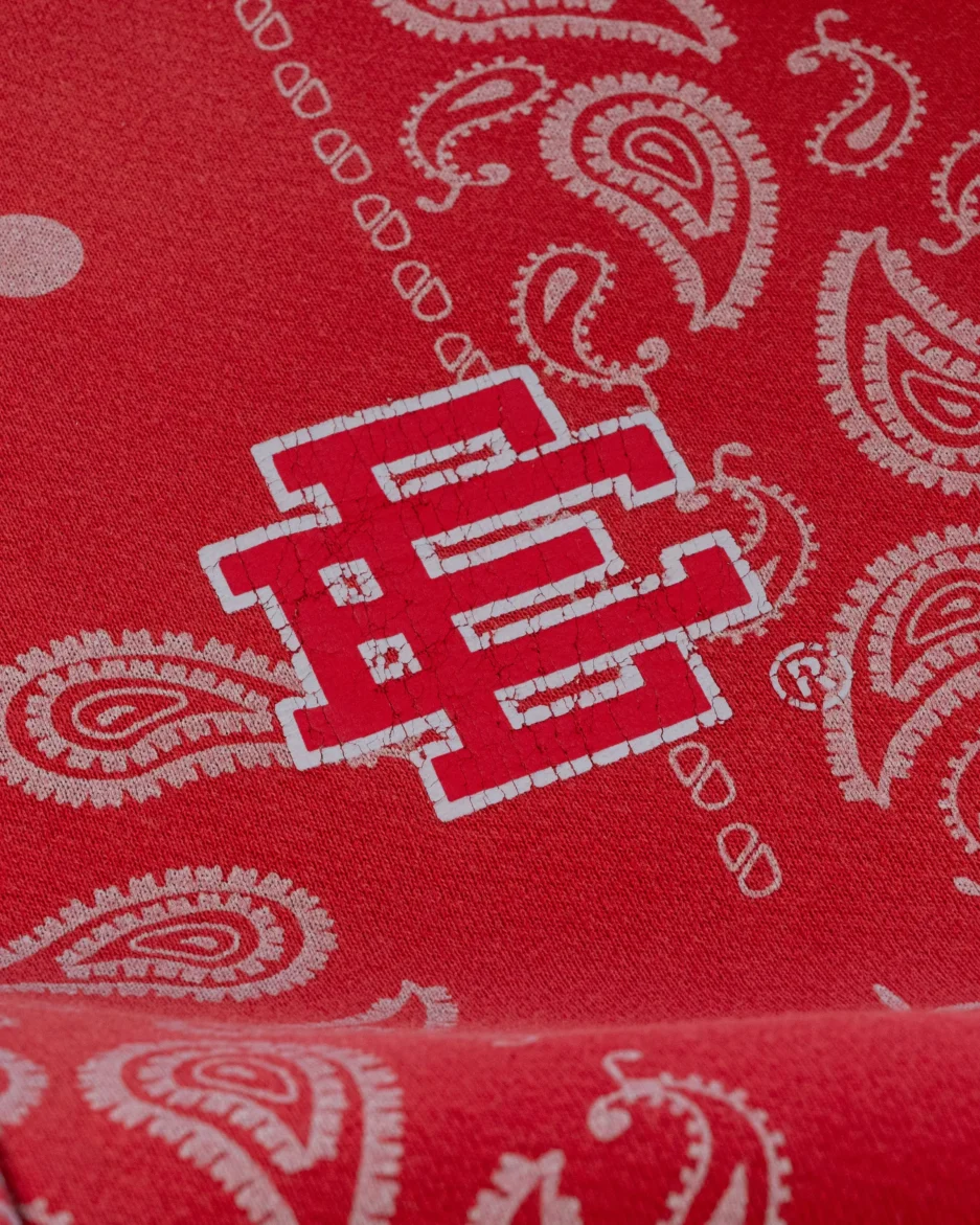 EE Paisley Hoodie Red