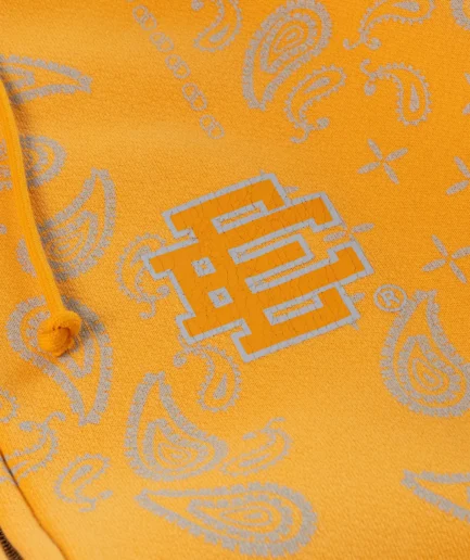 EE Paisley Hoodie Yellow